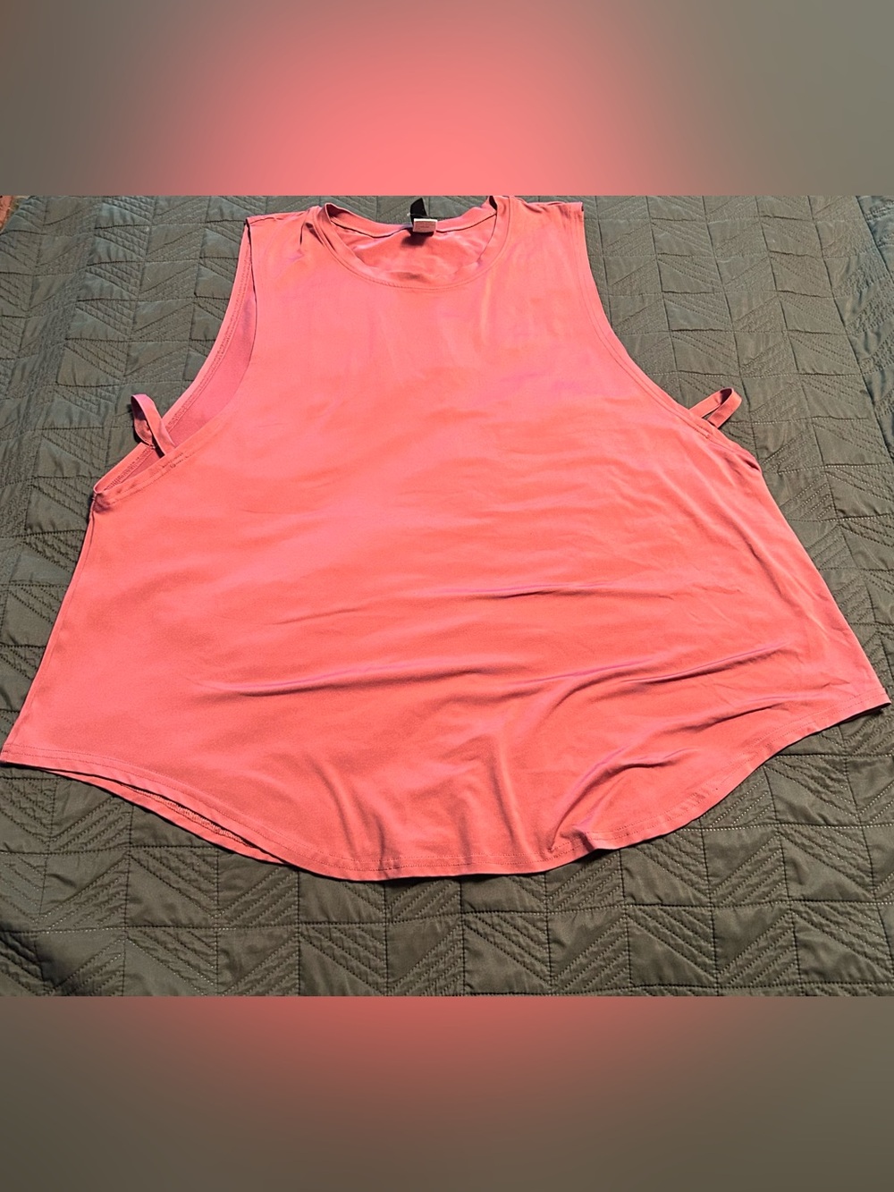 Plus size athletic tank 4X